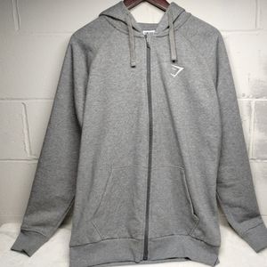 Gymshark zip-up hoodie men's size large